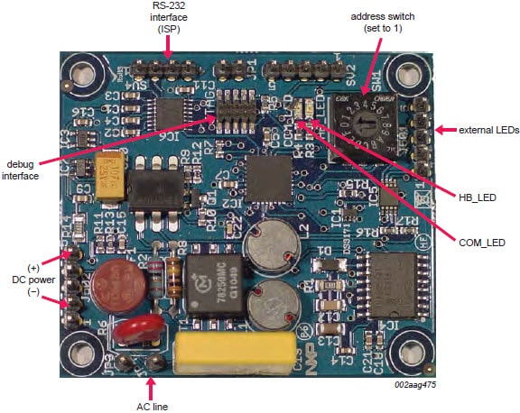 Demo Board Interface Connections — Slave Configuration