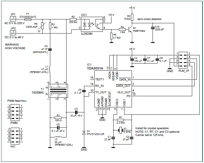 Evaluation board Schematic